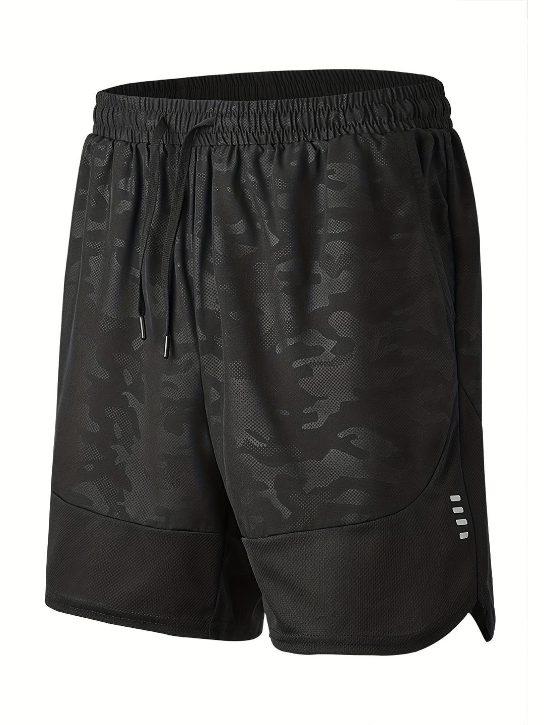 Quick Dry Camo Sport Shorts for Men - Moisture Wicking, Stretchy, and Perfect for Cycling, Fitness, Gym, and Outdoor Activities