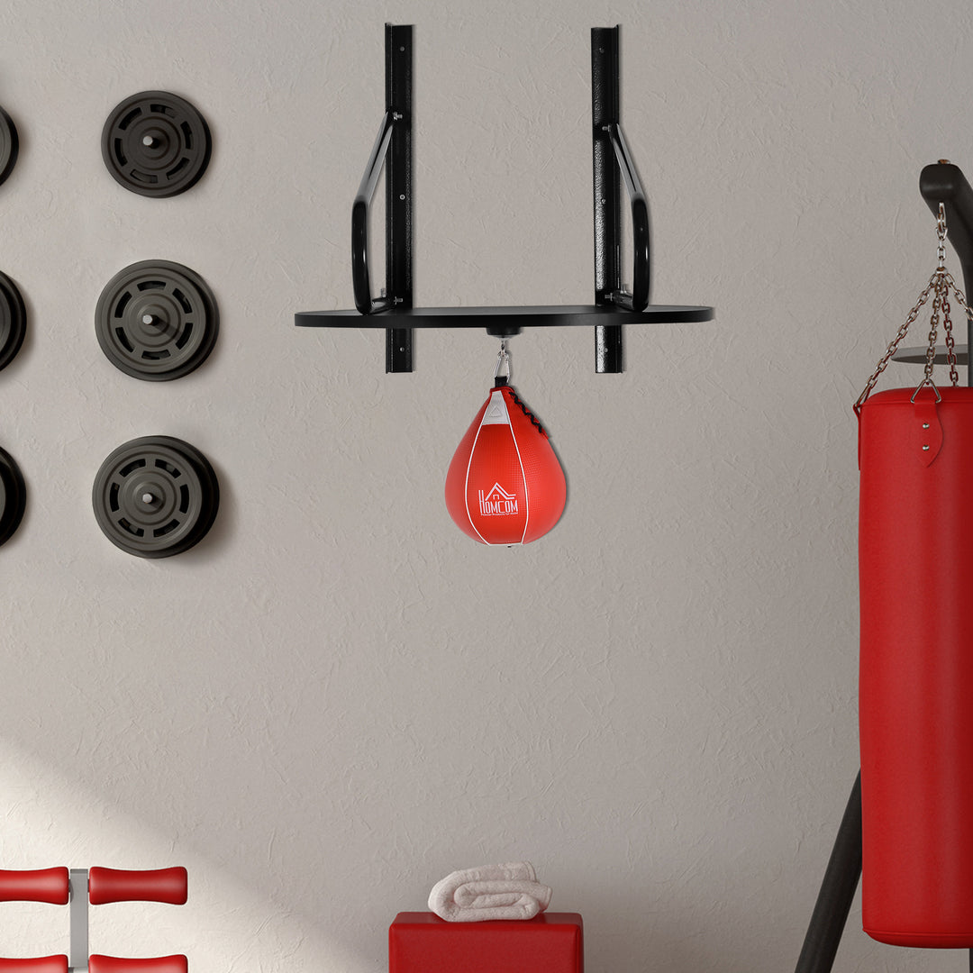 Wall-mounted Punching Ball Height Adjustable Hanging Speedball Platform Set Frame Stand Boxing Sports