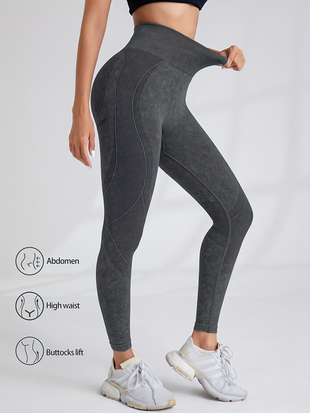 Women's Yoga Leggings  Breathable Thicken High Waist  High Stretch  Sports Pants