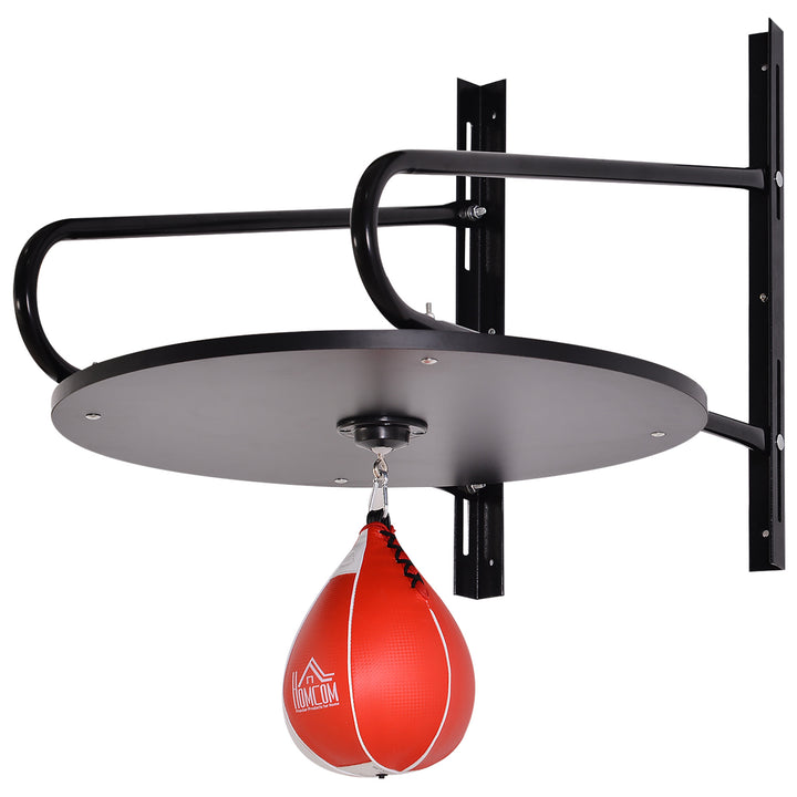 Wall-mounted Punching Ball Height Adjustable Hanging Speedball Platform Set Frame Stand Boxing Sports