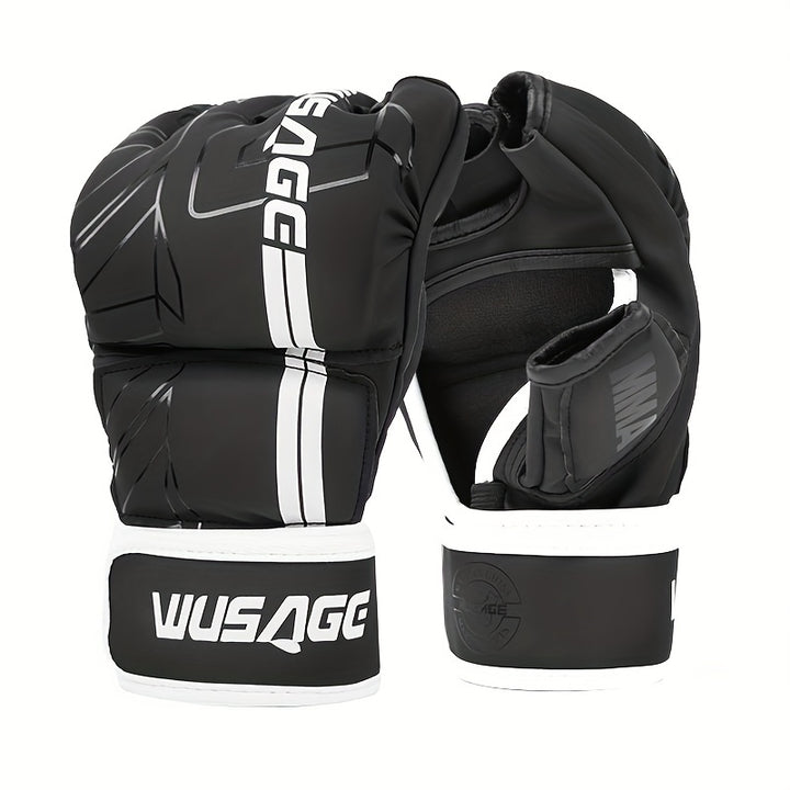 ProGrade Kickboxing Gloves for Men and Women - Fingerless MMA Gloves for Muay Thai, Sparring, and Punching - Enhanced Grip and Protection