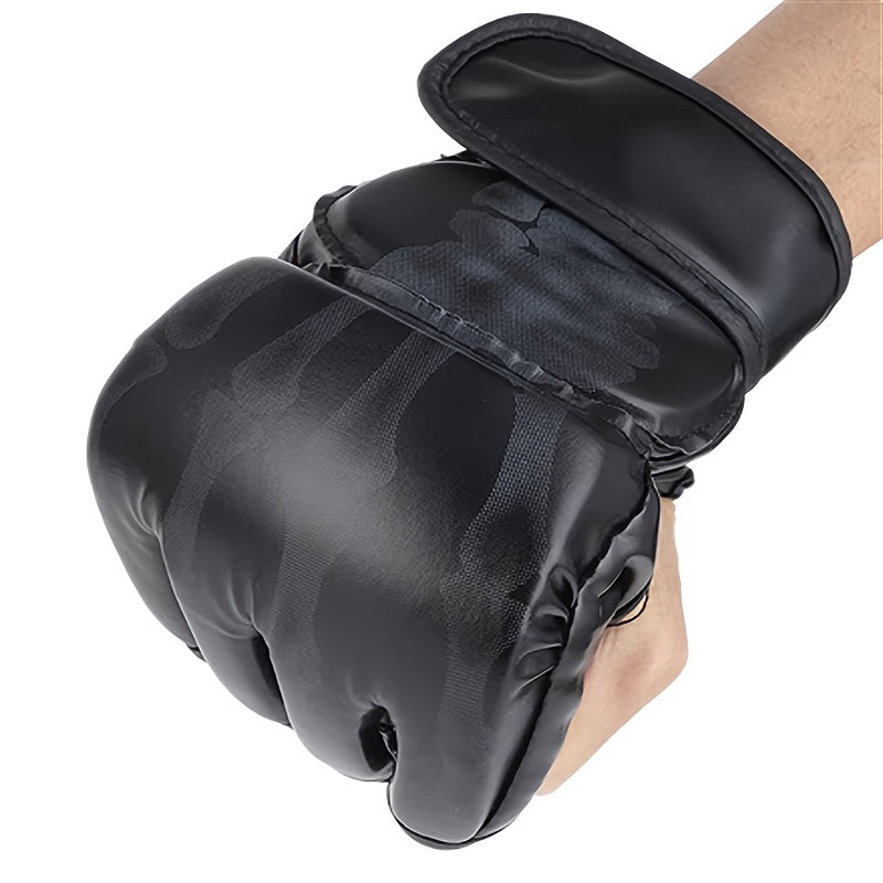 A Pair of Boxing Training Gloves Suitable for Adults, Both Men And Women, for Sparring And Martial Arts. These Gloves Are Designed for Taekwondo, Muay Thai, And Mixed Martial Arts, Including Boxing Training Equipment, Sports