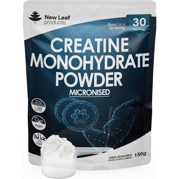 Creatine Monohydrate Powder 150g of Micronized Creatine for easy mixing