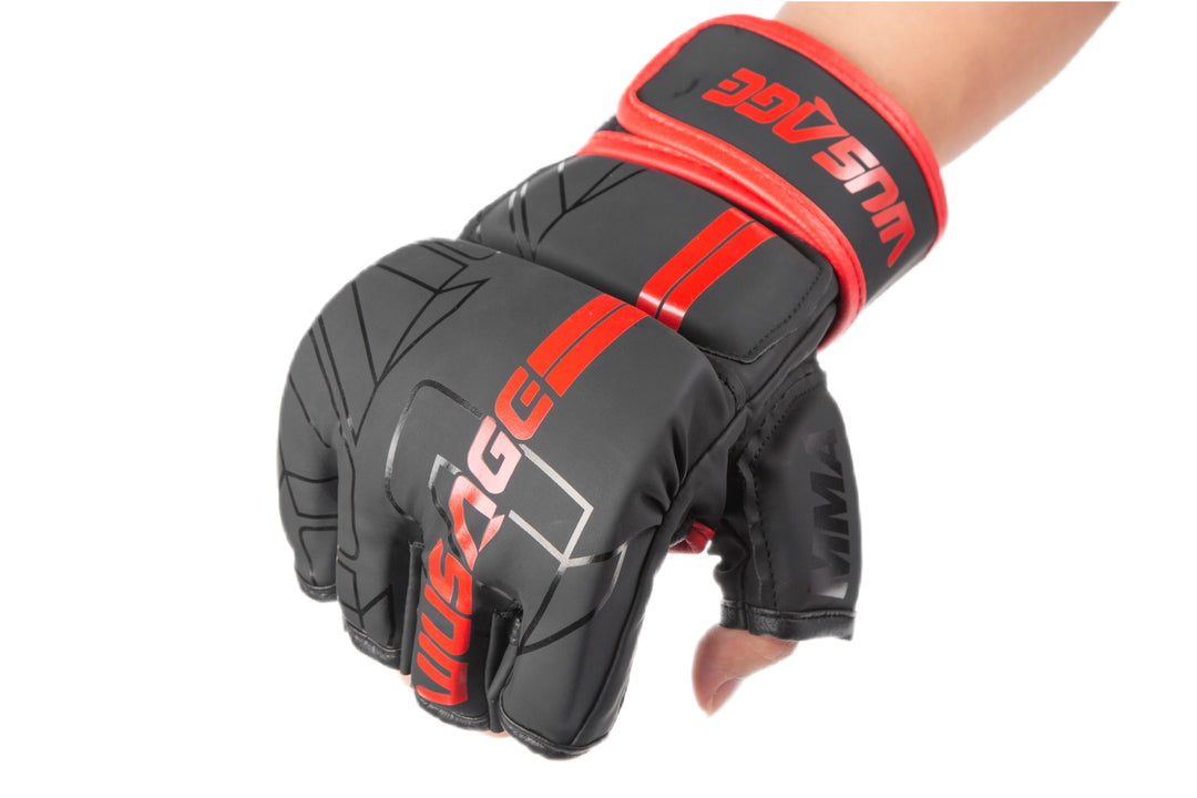 ProGrade Kickboxing Gloves for Men and Women - Fingerless MMA Gloves for Muay Thai, Sparring, and Punching - Enhanced Grip and Protection