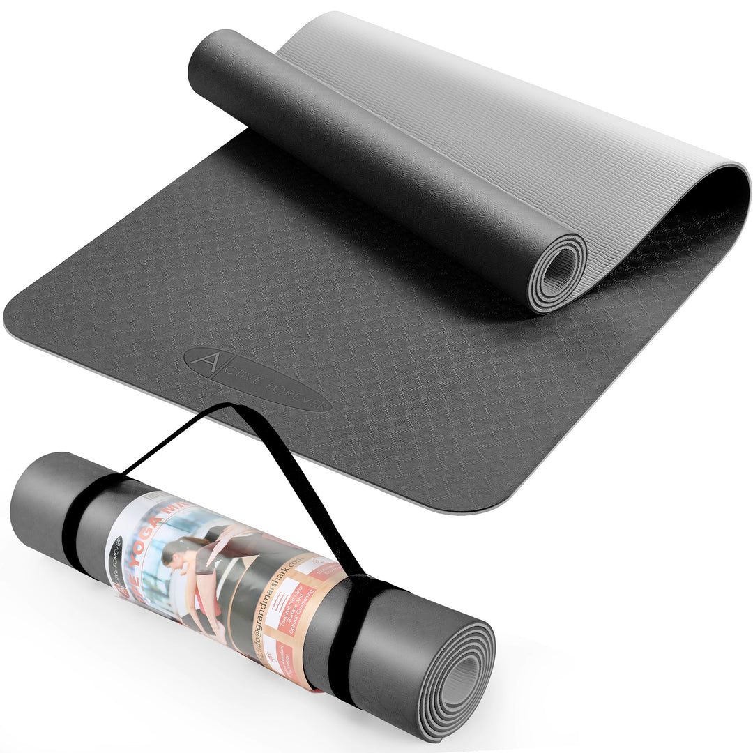 6mm TPE Yoga Mat Moisture-proof Non-slip Yoga Mat Thickened Fitness Mat For Home Gym Training