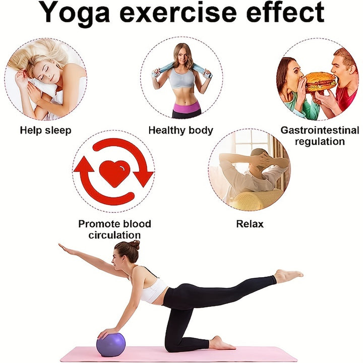 Thickened Yoga Ball, Mini Yoga Ball For Pilates Fitness Exercise & Postpartum Recovery