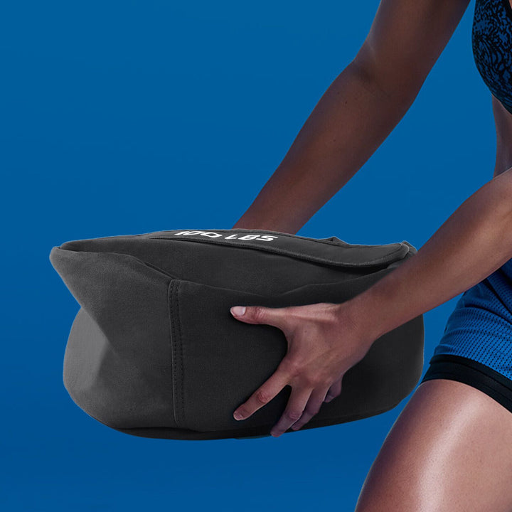 Versatile Heavy-Duty Training Sandbag - Adjustable Weight Capacity 29.94-45.36KG, Durable Polyester, Ideal for Fitness, Strength Training & Military Workouts