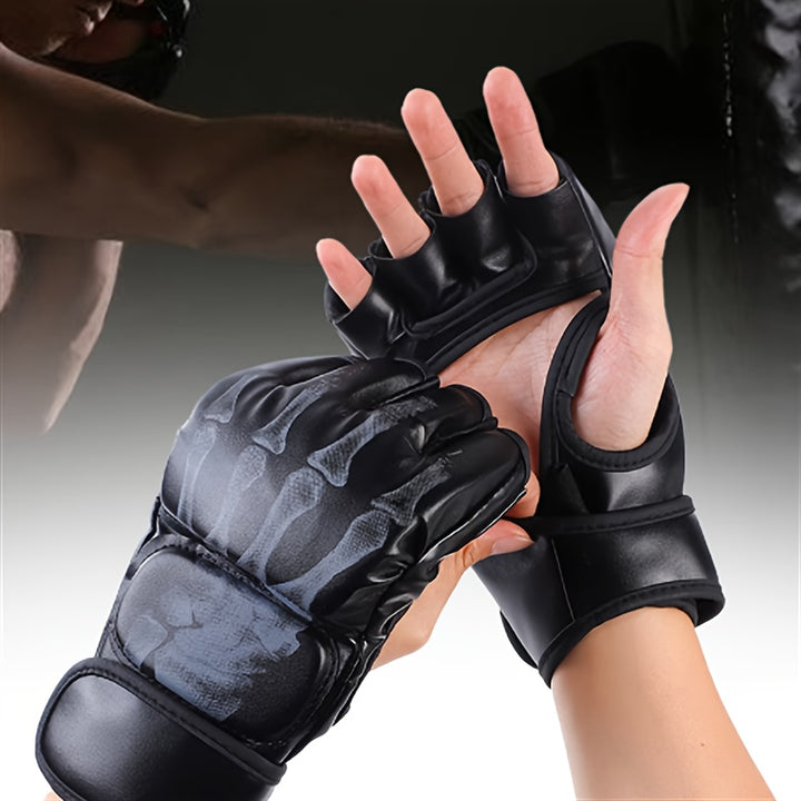 A Pair of Boxing Training Gloves Suitable for Adults, Both Men And Women, for Sparring And Martial Arts. These Gloves Are Designed for Taekwondo, Muay Thai, And Mixed Martial Arts, Including Boxing Training Equipment, Sports