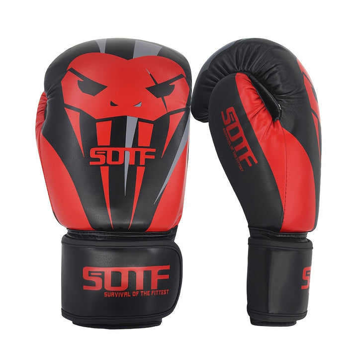 [Popular Choice] Youngsters' Boxing Gloves for MMA, Sanda & Free Combat - Durable PU Material with Easy Pull-On Closure