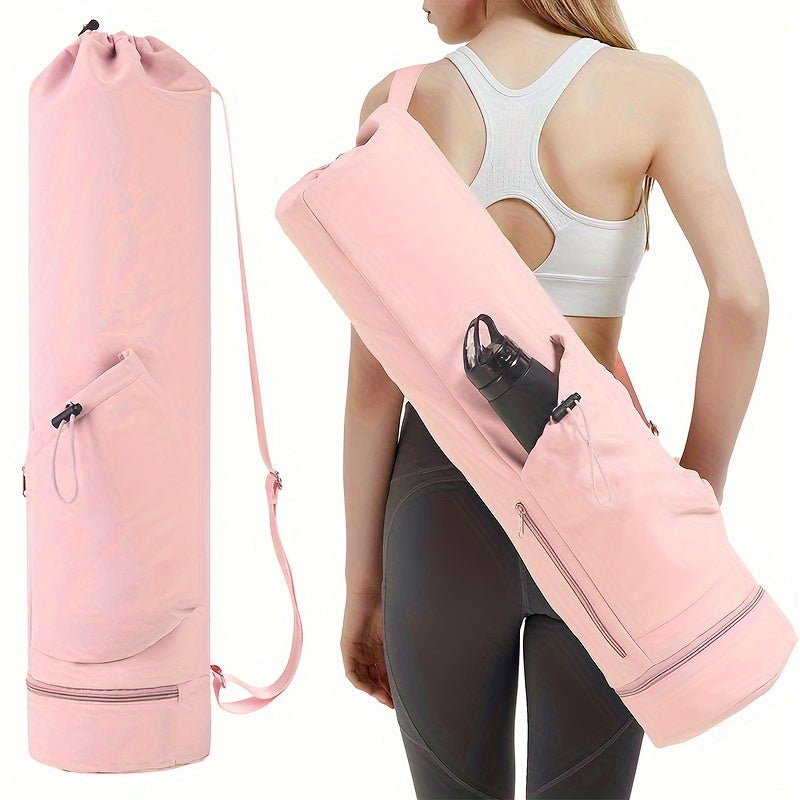 30L Yoga Mat Bag for Women - Durable Nylon Multifunctional Travel Sports Gym Bag with Adjustable Shoulder Strap, Normal Waterproof, Large Capacity Fit for Yoga Gear, with Celebratory Mother's Day & Women's Day Gift Appeal