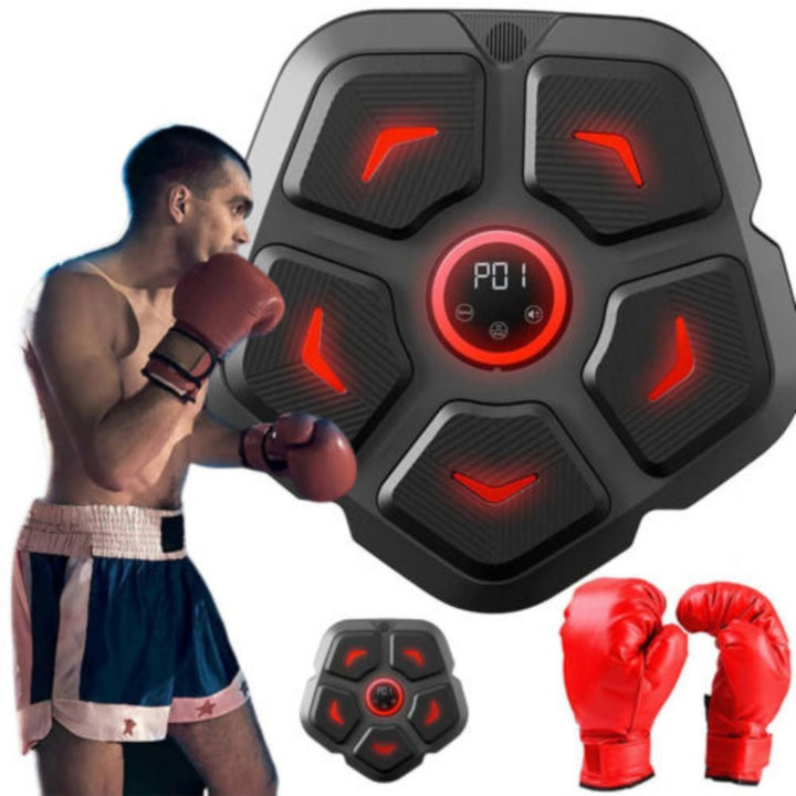 Smart Wall-Mounted Boxing Target with Music - Includes Gloves, Perfect for All Ages & Fitness Levels, Hot&sale, Novelty Gift, Xmas Gifts