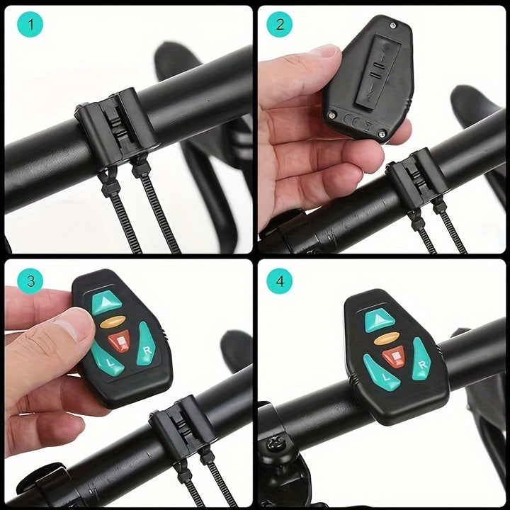 A Bicycle Steering Backpack with 30 Leds, a USB Rechargeable High-Brightness LED Vest, Featuring 5 Sets of Adjustable LED Directional Indicators, Perfect for Cycling And Running.