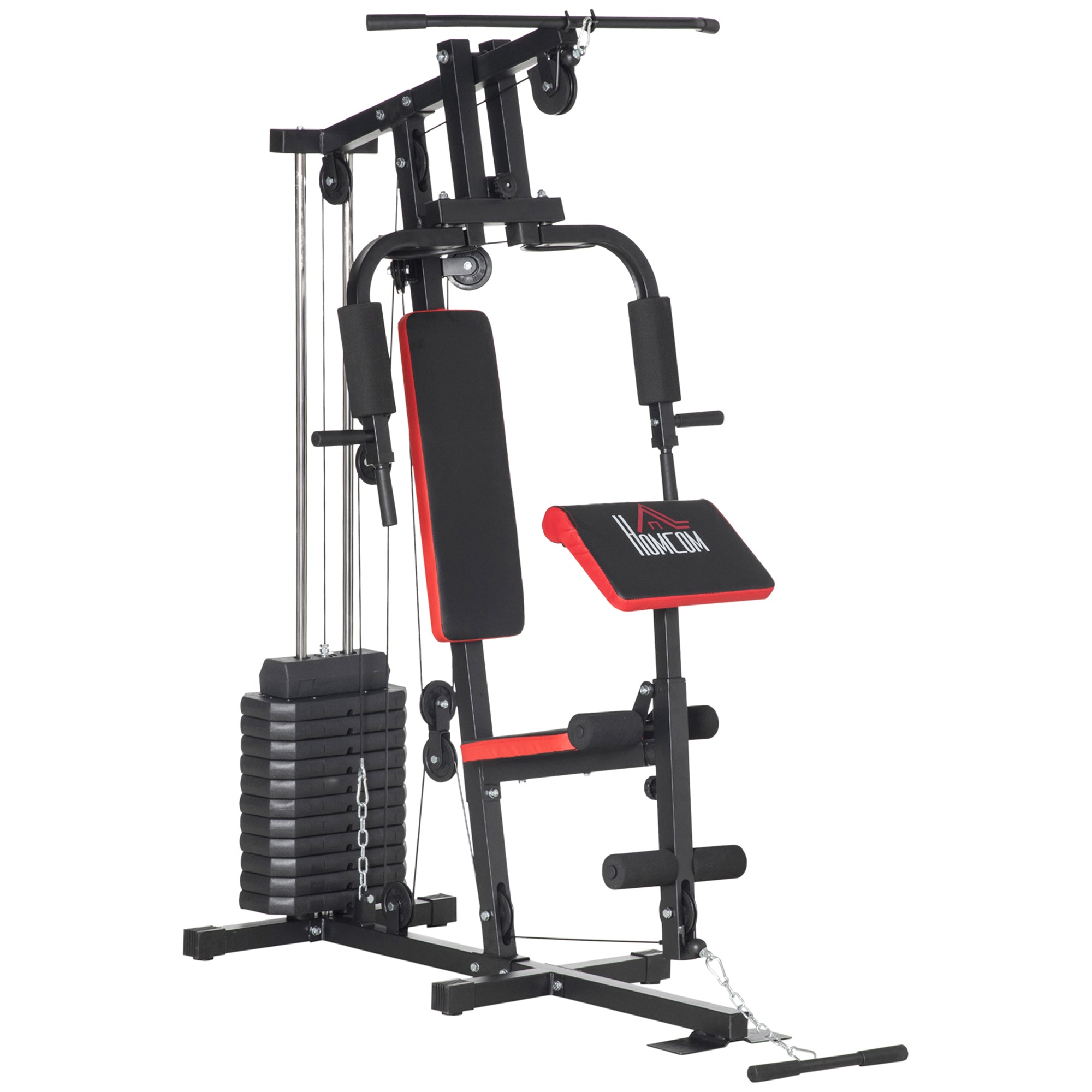 Multi Home Gym Machine with 66Kg Weight Stack for Workout Strength Training