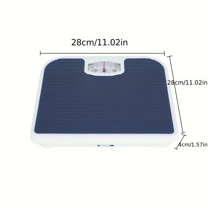 1pc Accurate Mechanical Bathroom Scale, Dial Weighing Body Weight Measurement Tool with Non-Slip Base, Mechanical Scales, Dial Weighing Scale