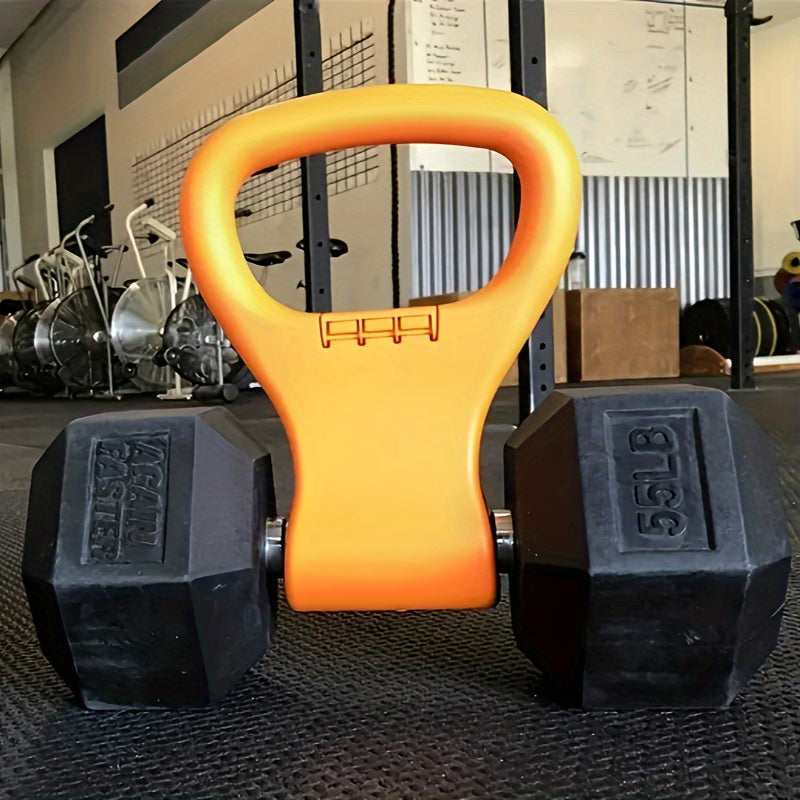 Dumbbell to Kettlebell Converter - Durable ABS Grip Handle for Enhanced Home Gym Fitness Training