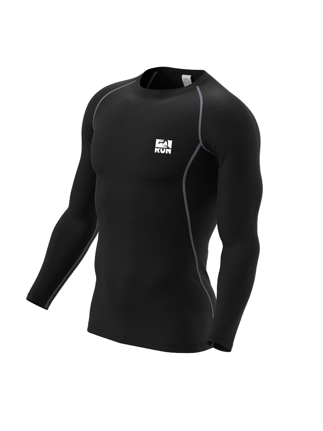 Men's Long Sleeve T-shirt, Compression High Elastic Quick Dry Breathable Moisture Wicking Gym Football Basketball Training Body Shaper Round Neck Sports Top