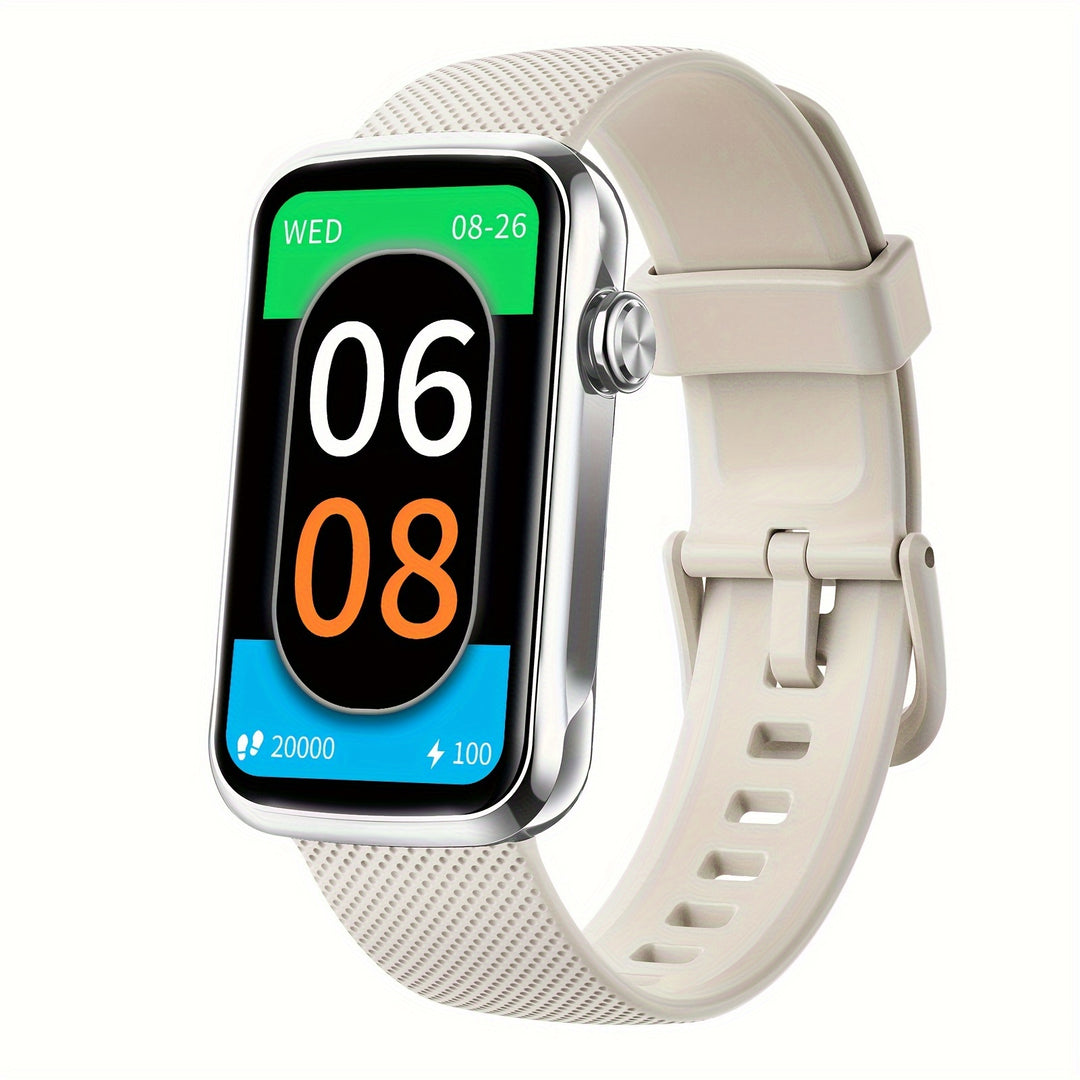 Smart Fitness Tracker with 3.73cm HD IPS Display, 100+ Sports Modes, Universal Men & Women Smartwatch, USB Charging, 180mAh Battery, Wireless Connectivity, Rechargeable Lithium Polymer Battery