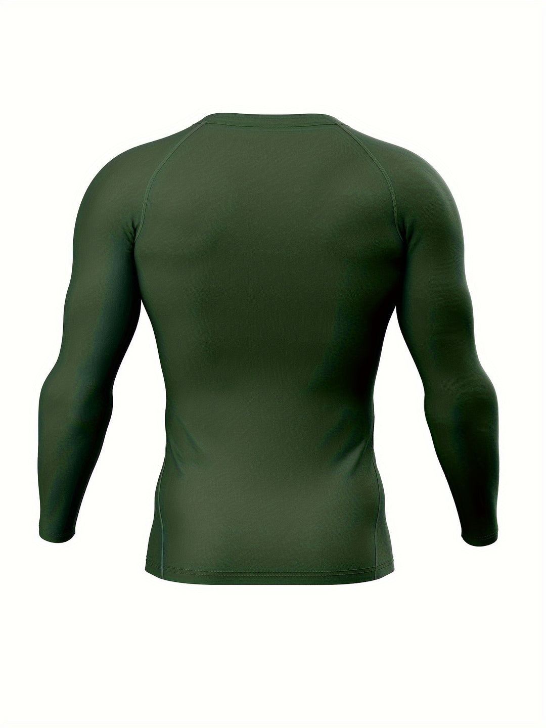 Men's Long Sleeve T-shirt, Compression High Elastic Quick Dry Breathable Moisture Wicking Gym Football Basketball Training Body Shaper Round Neck Sports Top