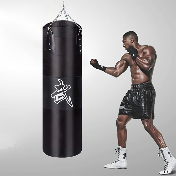 Punching Bag With Hanging Chain, Boxing, Martial Arts, Muay Thai, MMA Training Equipment, Home Gym Fitness Gear