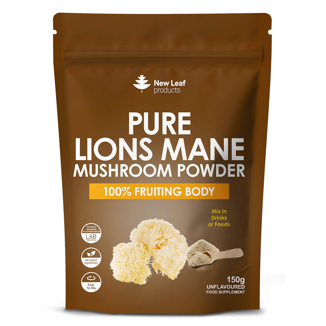 Lions Mane Mushroom Powder - High Strength 3000mg Mushroom Powder - 100% Fruiting Body