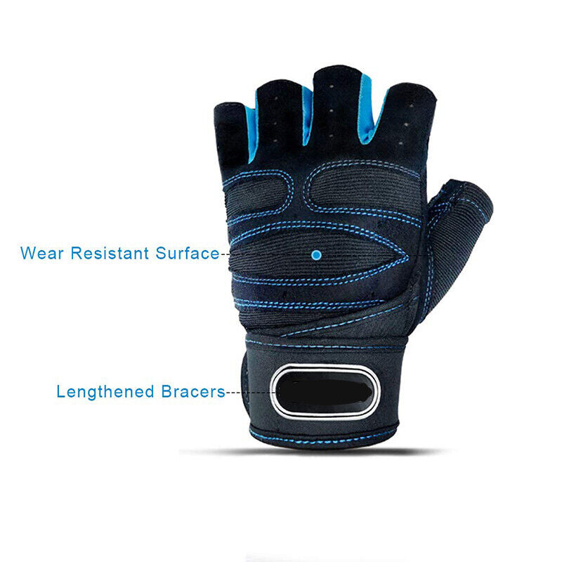 Weight Lifting Training Gloves Men Women Fitness Sports Wrist Protector Gloves