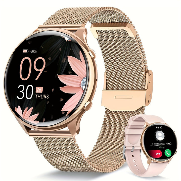 1pc LITTLE MEATBALL Smartwatch with Wireless Call & SMS, Minimalist Design, 3.35cm TFT Screen, 360x360 Resolution, IP67 Water Resistant, 19 Sports Modes, Music Player, Sleep Tracker, Pedometer, Magnetic Charging, 260mAh Recha