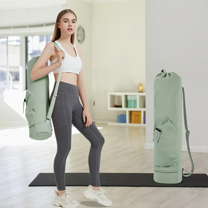 30L Yoga Mat Bag for Women - Durable Nylon Multifunctional Travel Sports Gym Bag with Adjustable Shoulder Strap, Normal Waterproof, Large Capacity Fit for Yoga Gear, with Celebratory Mother's Day & Women's Day Gift Appeal