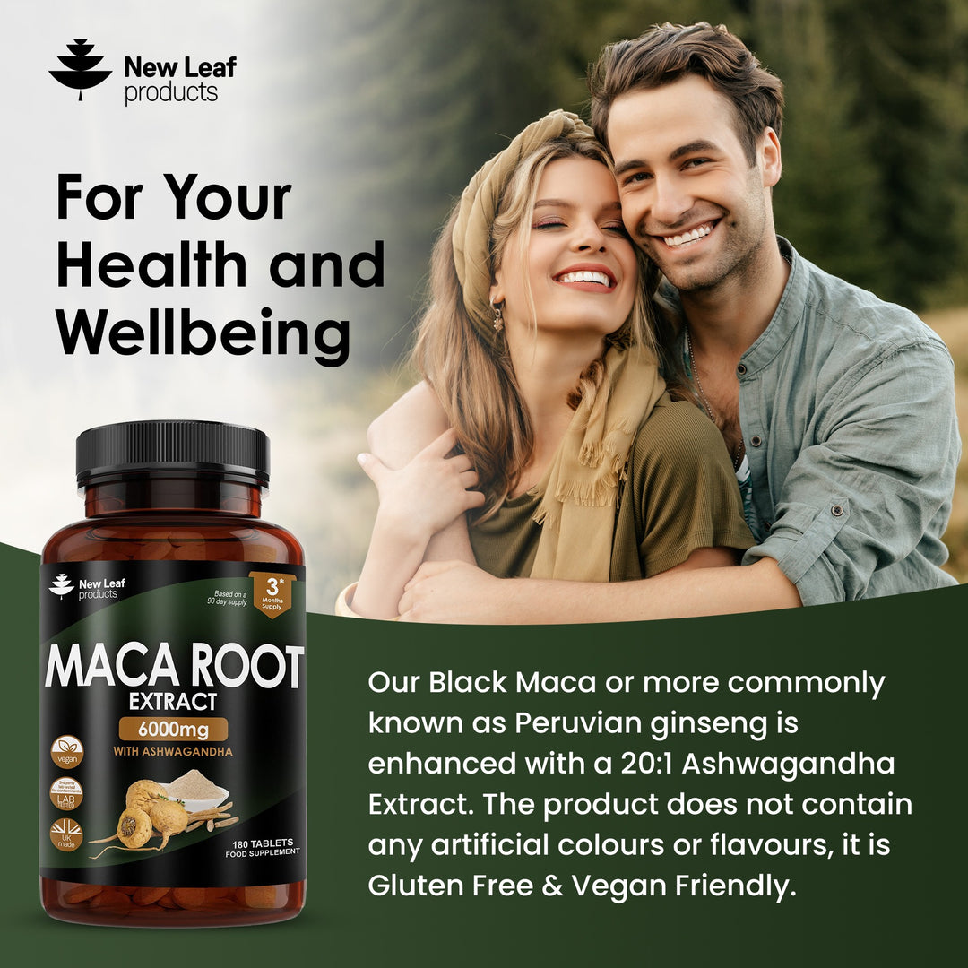 Lions Mane Mushroom + Maca Root Extract Bundle | 3 Months Supply