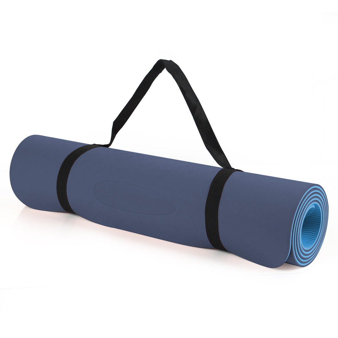 6mm TPE Yoga Mat Moisture-proof Non-slip Yoga Mat Thickened Fitness Mat For Home Gym Training