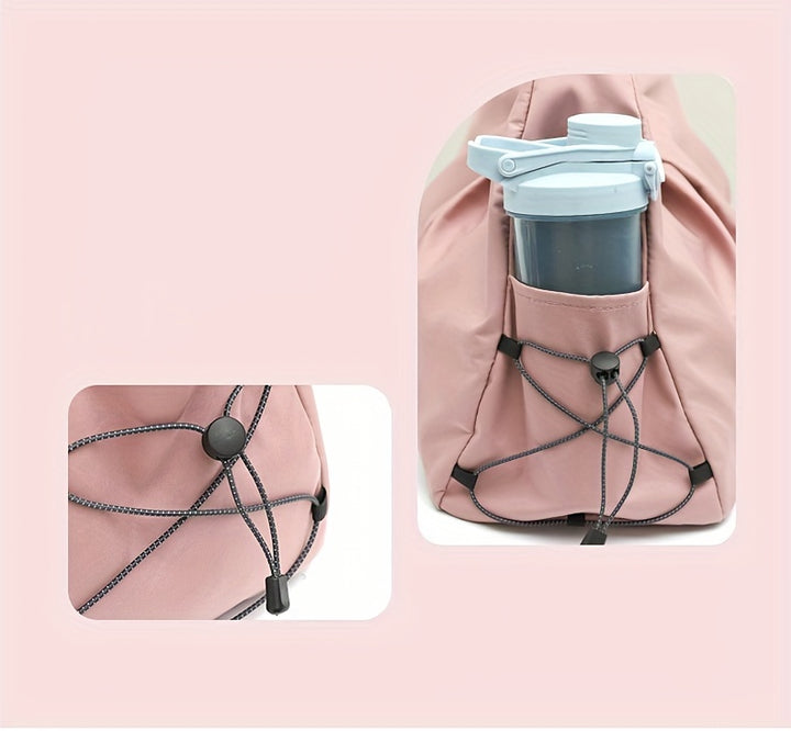 1pc Waterproof Fitness Tote Bag, With Dry And Wet Separation, Large Capacity Sports Handheld Bag, Suitable For Training, Travel