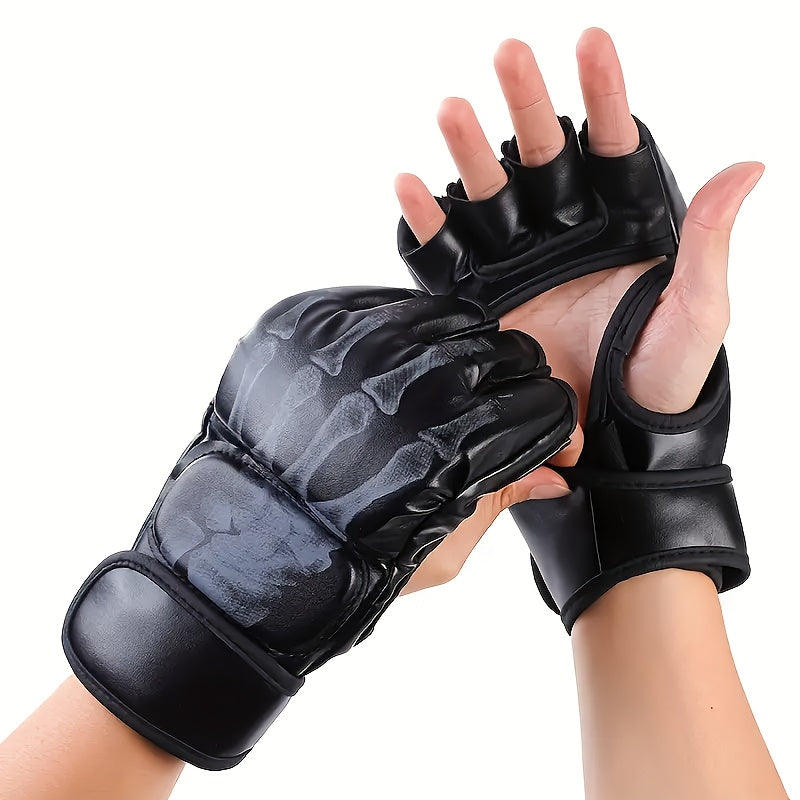 A Pair of Boxing Training Gloves Suitable for Adults, Both Men And Women, for Sparring And Martial Arts. These Gloves Are Designed for Taekwondo, Muay Thai, And Mixed Martial Arts, Including Boxing Training Equipment, Sports