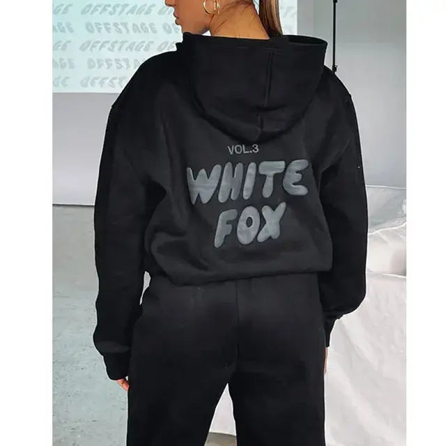 White Fox Women's Hoodies Sets