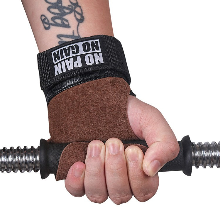 Anti-slip Gym Gloves Grips For Men And Women, Wrist And Palm Support Gloves For Deadlifting Weightlifting Pull-ups