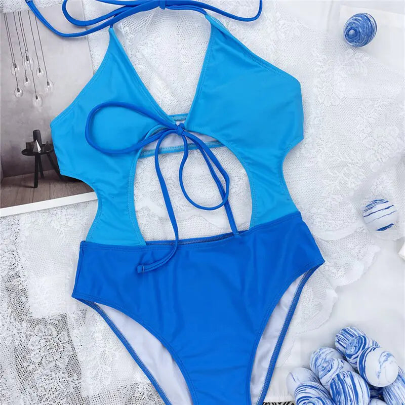 Skinny One Piece Swimsuit