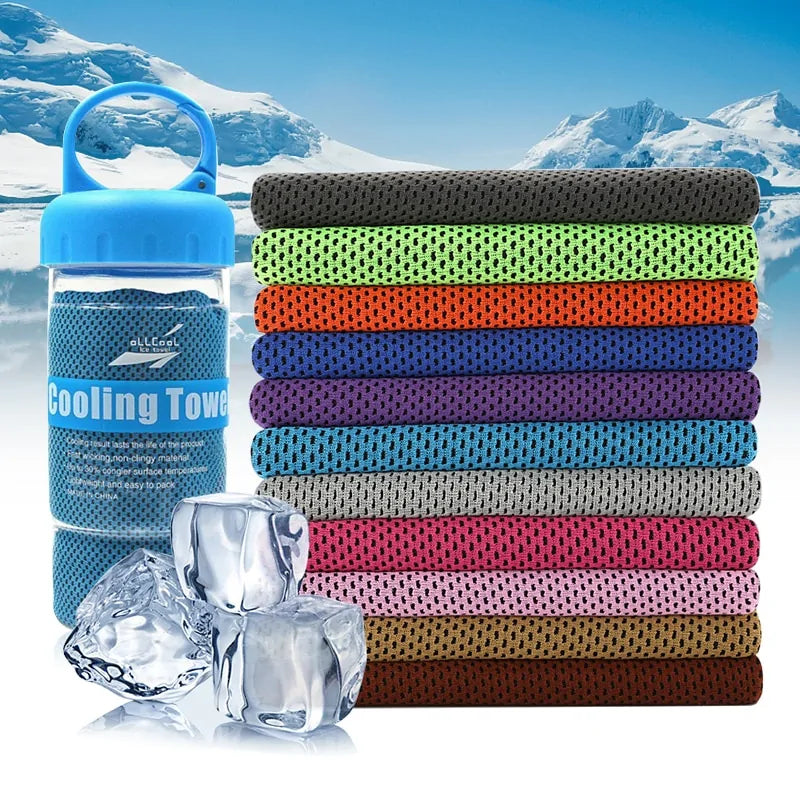 Microfiber Sport Towel Bottle for Fitness Yoga