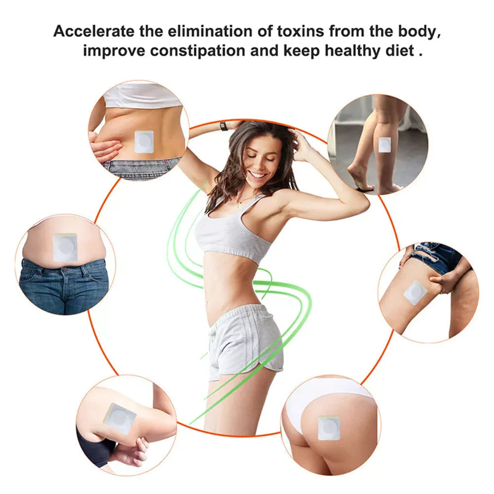 60PCS Slim Patch Weight Loss Slimming Diets Pads Detox Burn Fat Adhesive US