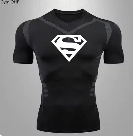 Men's Sports Quick Dry T Shirt Compression Gym