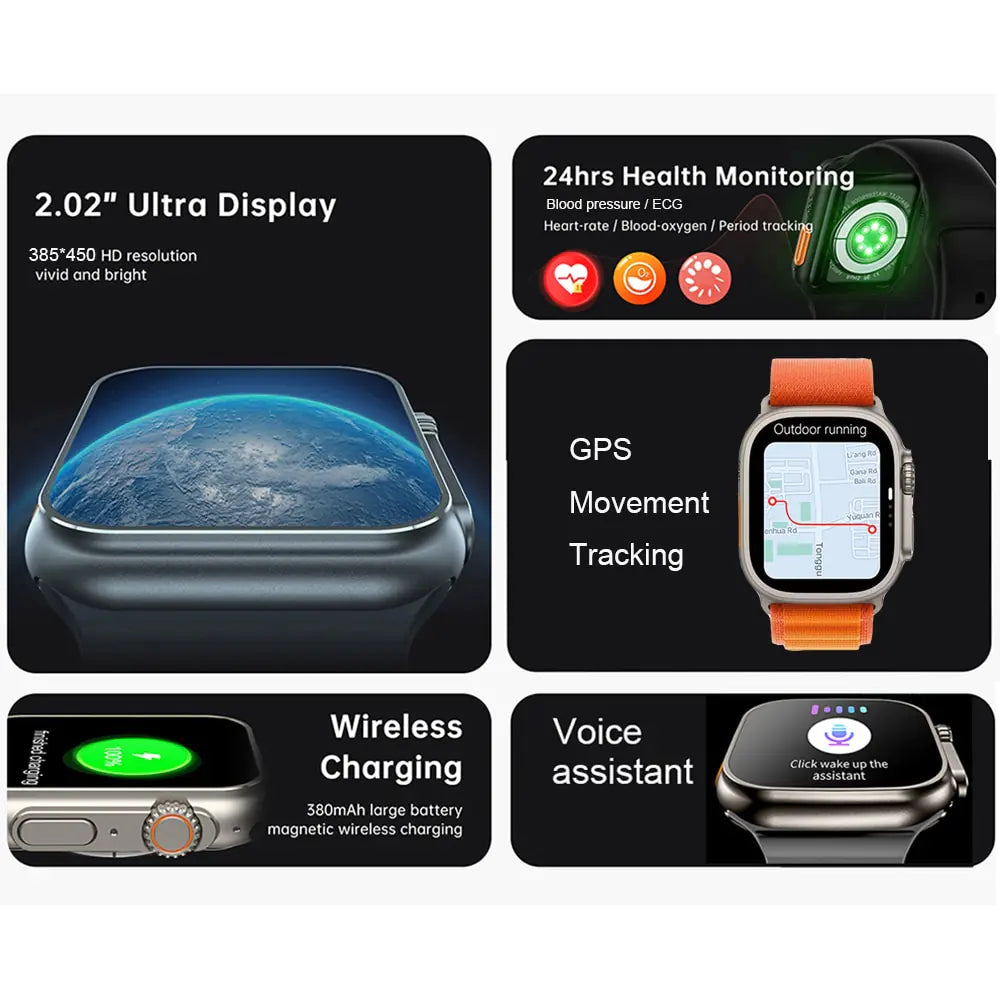 Wireless Charging Smart Watch