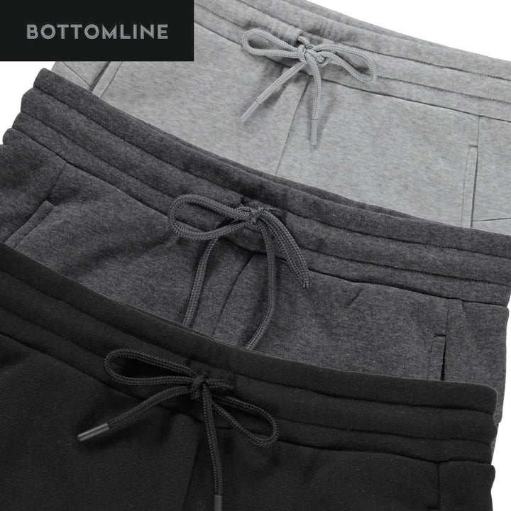 BottomLine 3 Pack Sweatpants Women, Comfortable Womens Sweatpants, Fleece Womens Joggers (Available in Plus) Standard 2X Combo 1