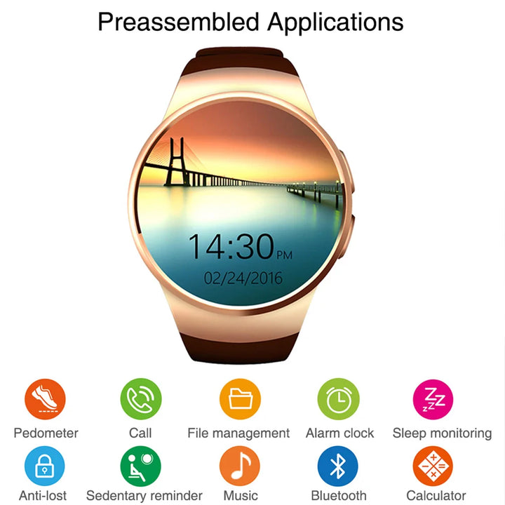 Smart Watch Fitness Tracker Pre Installed Apps